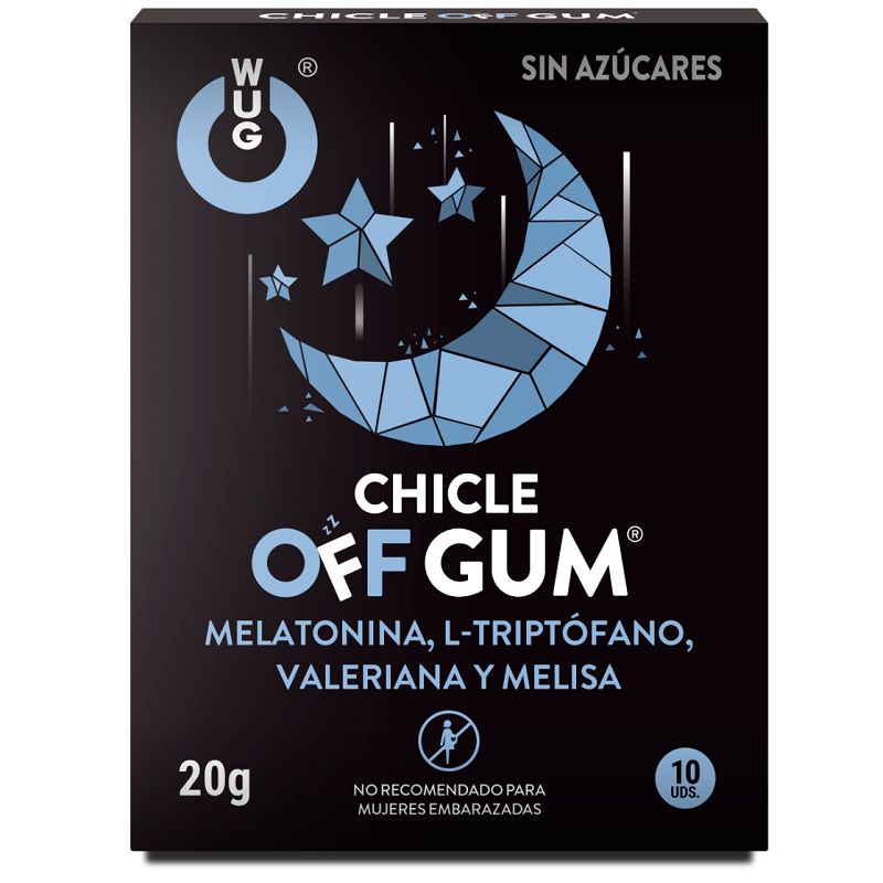 WUG Off Gum – El chicle funcional que te ayuda a relajarte y dormir mejor
