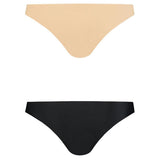 Brasileña Invisible Bye Bra — Pack 2 Bragas Sin Costuras Talle Bajo