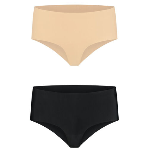 Segunda Piel Bye Bra — Pack 2 Bragas de Corte Alto Sin Costuras