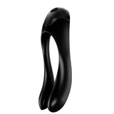 Candy Cane — Vibrador Dedo Flexible Unisex Clítoris & Pene Naranja · SATISFYER · Candy Cane