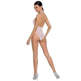 PASSION - WOMAN BS088 BODYSTOCKING NEGRO TALLA ÚNICA