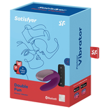 Double Fun — Vibrador Pareja Forma U App Clítoris & Punto G Lila · SATISFYER · Double Fun