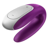 Double Fun — Vibrador Pareja Forma U App Clítoris & Punto G Lila · SATISFYER · Double Fun
