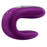 Double Fun — Vibrador Pareja Forma U App Clítoris & Punto G Lila · SATISFYER · Double Fun