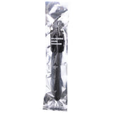 ALL BLACK - DUCHA ANAL SILICONA SISTEMA STOPPER 27 CM