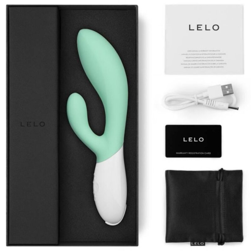 Ina 3 — Rabbit de Lujo Doble Acción Verde Agua · LELO · Ina 3