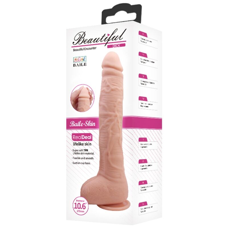 BAILE - DILDO REALÍSTICO FLEXIBLE