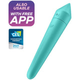 Ultra Power Bullet 8 — Bala Vibradora Premium Turquesa · SATISFYER · Ultra Power Bullet 8
