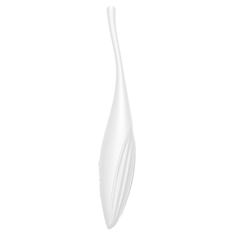 Twirling Joy — Vibrador Circular Clítoris Labios & Pezones App Blanco · SATISFYER · Twirling Joy