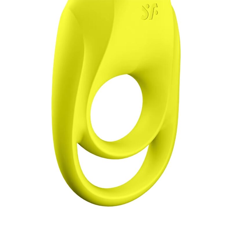 Spectacular Duo — Anillo Doble Futurista Clítoris Amarillo · SATISFYER · Spectacular Duo
