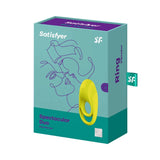 Spectacular Duo — Anillo Doble Futurista Clítoris Amarillo · SATISFYER · Spectacular Duo