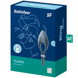 Duelist — Anillo Vibrador Pene Doble Lazo Retención Azul · SATISFYER · Duelist