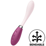 G-Spot Flex 3 — Multivibrador Eje Flexible Punto G & Rabbit Gris · SATISFYER · G-Spot Flex 3