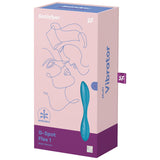 G-Spot Flex 1 — Multivibrador Eje Flexible Punto G & Rabbit Azul · SATISFYER · G-Spot Flex 1