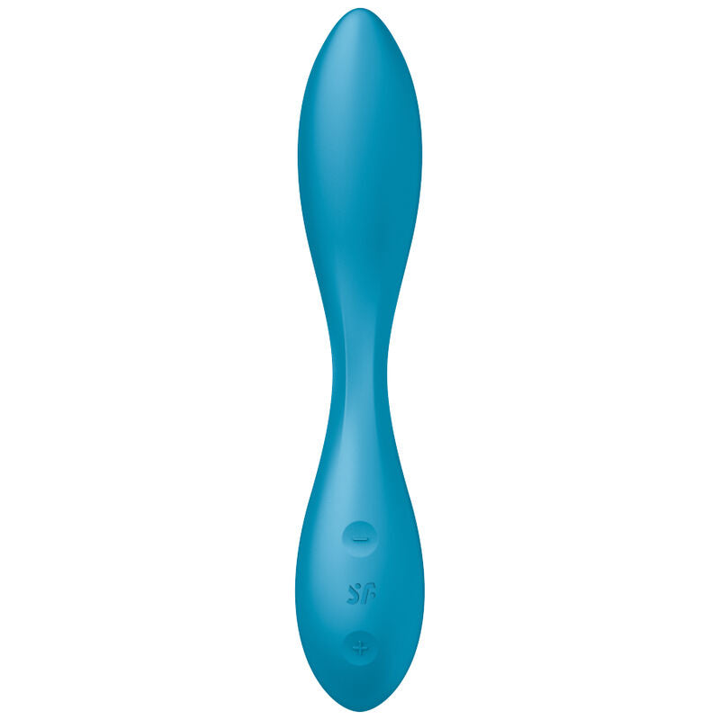G-Spot Flex 1 — Multivibrador Eje Flexible Punto G & Rabbit Azul · SATISFYER · G-Spot Flex 1