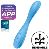 G-Spot Flex 4+ — Multivibrador Eje Flexible App Connect Azul · SATISFYER · G-Spot Flex 4+