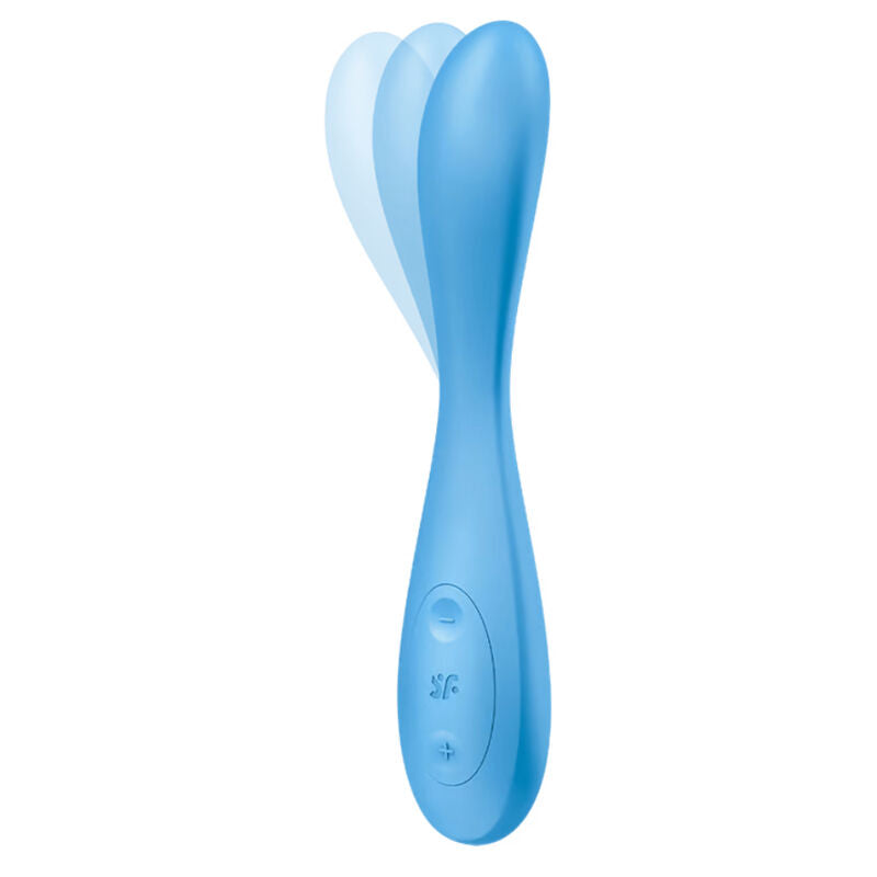 G-Spot Flex 4+ — Multivibrador Eje Flexible App Connect Azul · SATISFYER · G-Spot Flex 4+