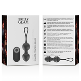 Brilly Glam · Perlas Vibratorias de Cristal con Mando Inalámbrico