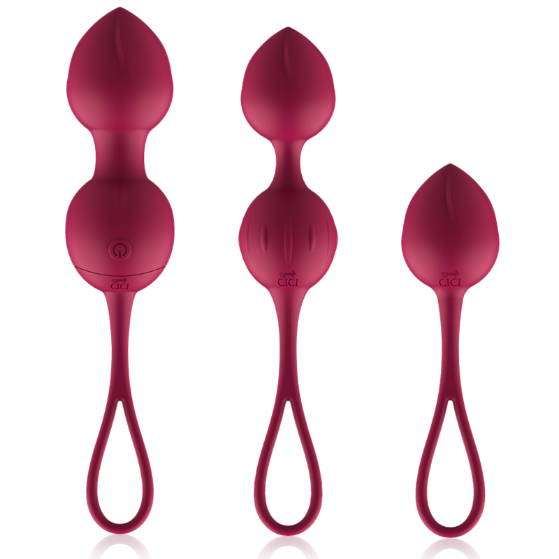 Cici Beauty · Trío de Perlas Vibratorias Premium con Control Remoto