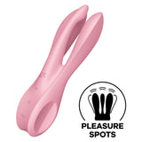 Threesome 1 — Vibrador 3 Motores Clítoris & Labios Azul · SATISFYER · Threesome 1
