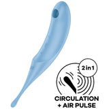 Twirling Pro — Air Pulse Híbrido Punta Giratoria Rojo · SATISFYER · Twirling Pro