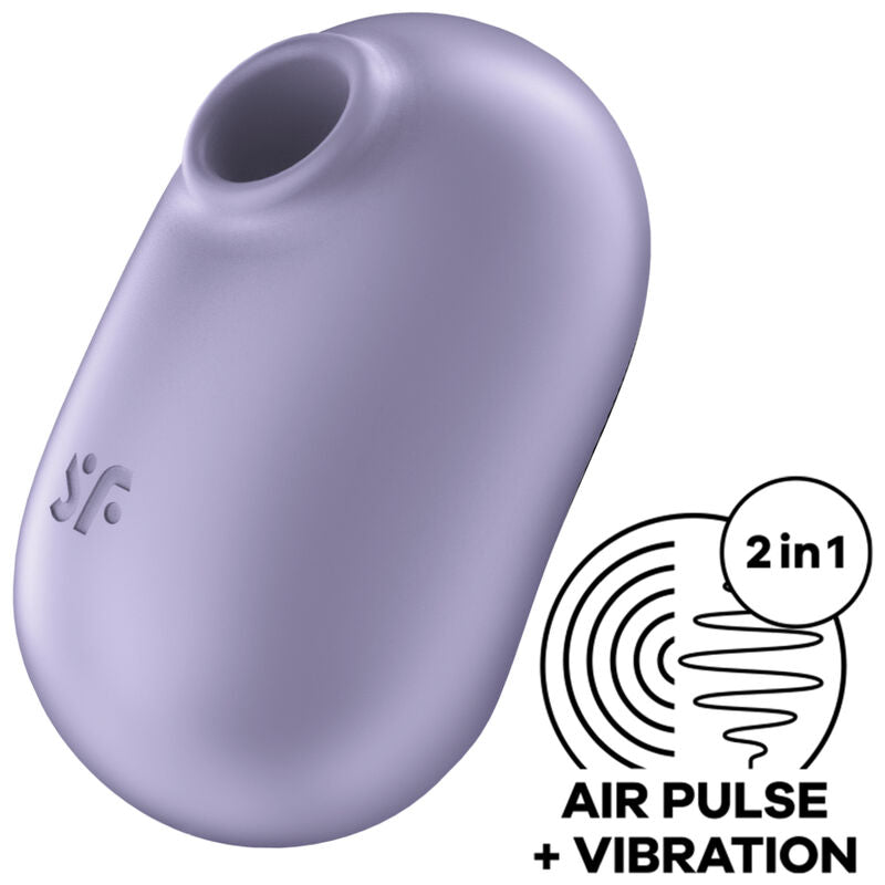 Pro To Go 2 — Air Pulse Doble Compacto Portable Violeta · SATISFYER · Pro To Go 2