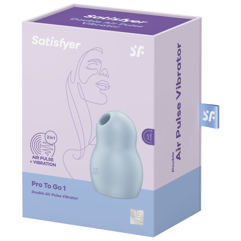 Pro To Go 1 — Air Pulse Doble Compacto Portable Rojo · SATISFYER · Pro To Go 1