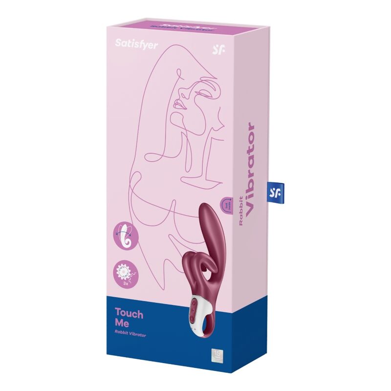 Touch Me — Rabbit Mango Bucle Punto G & Clítoris Rojo · SATISFYER · Touch Me