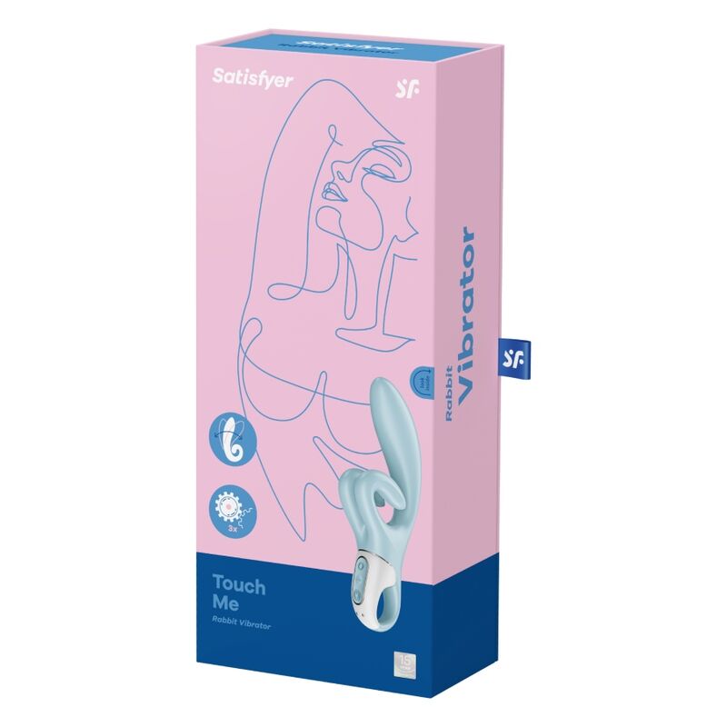Touch Me — Rabbit Mango Bucle Punto G & Clítoris Azul · SATISFYER · Touch Me