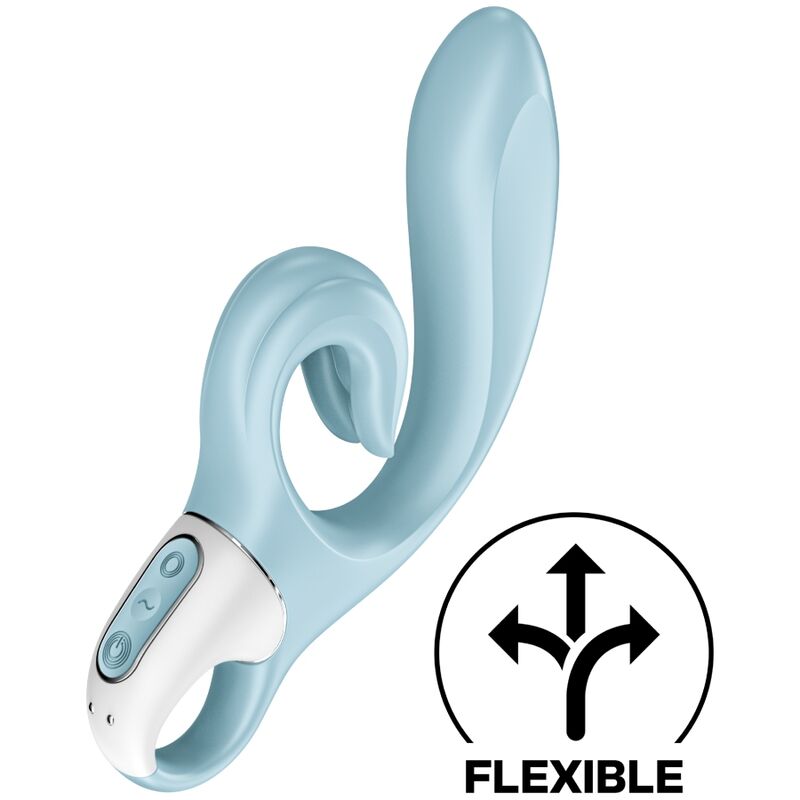 Love Me — Rabbit Mango Bucle Punto G & Clítoris Azul · SATISFYER · Love Me