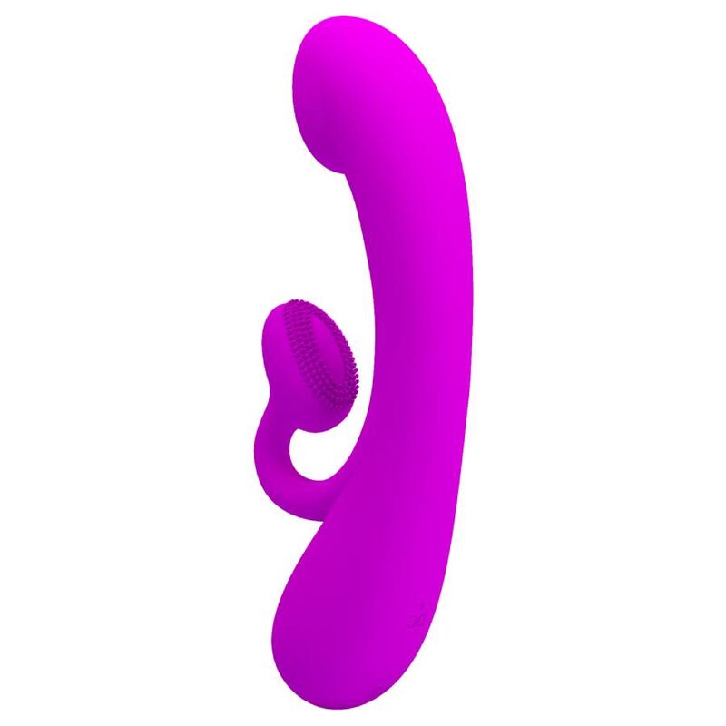 PRETTY LOVE - SINCERE VIBRADOR Y SUCCIONADOR DE CLÍTORIS SILICONA MORADO
