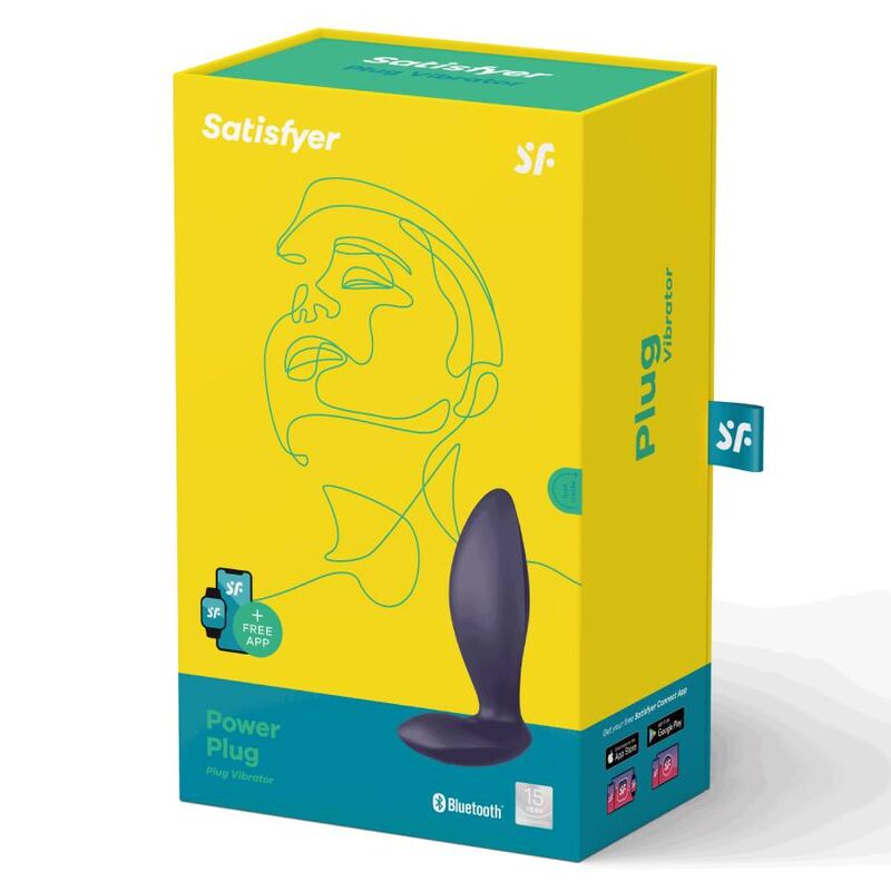 Power Plug — Plug Anal Vibraciones Profundas Punto Caliente Morado · SATISFYER · Power Plug