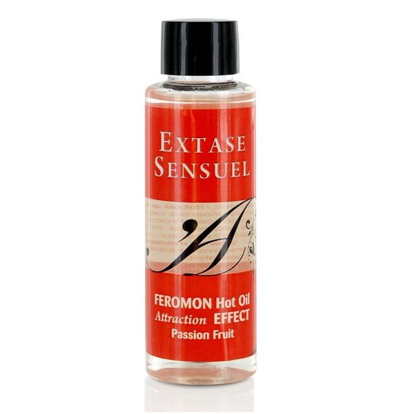 EXTASE SENSUAL - ACEITE MASAJE EFECTO CALOR CON FEROMONAS