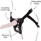 GET REAL - STRAP-ON PLEASURE HARNÉS NEGRO