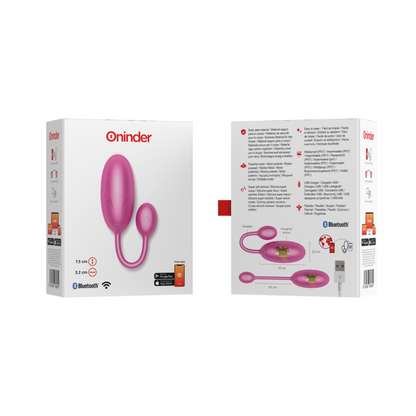 ONINDER - TOKYO HUEVO VIBRADOR 7.5 X 3.2 CM - APP GRATUITA