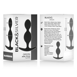 BLACK&SILVER - ORSON PLUG SILICONA 2 ONDAS ANALES 9 CM