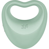 Perfect Pair 3 — 2 en 1 Anillo Pene & Dedo Vibrador Corazón Verde · SATISFYER · Perfect Pair 3
