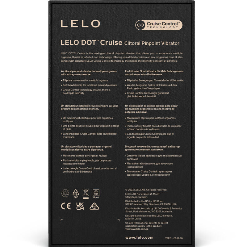 Dot Cruise — Bucle Infinito de Clítoris Amarillo · LELO · Dot Cruise