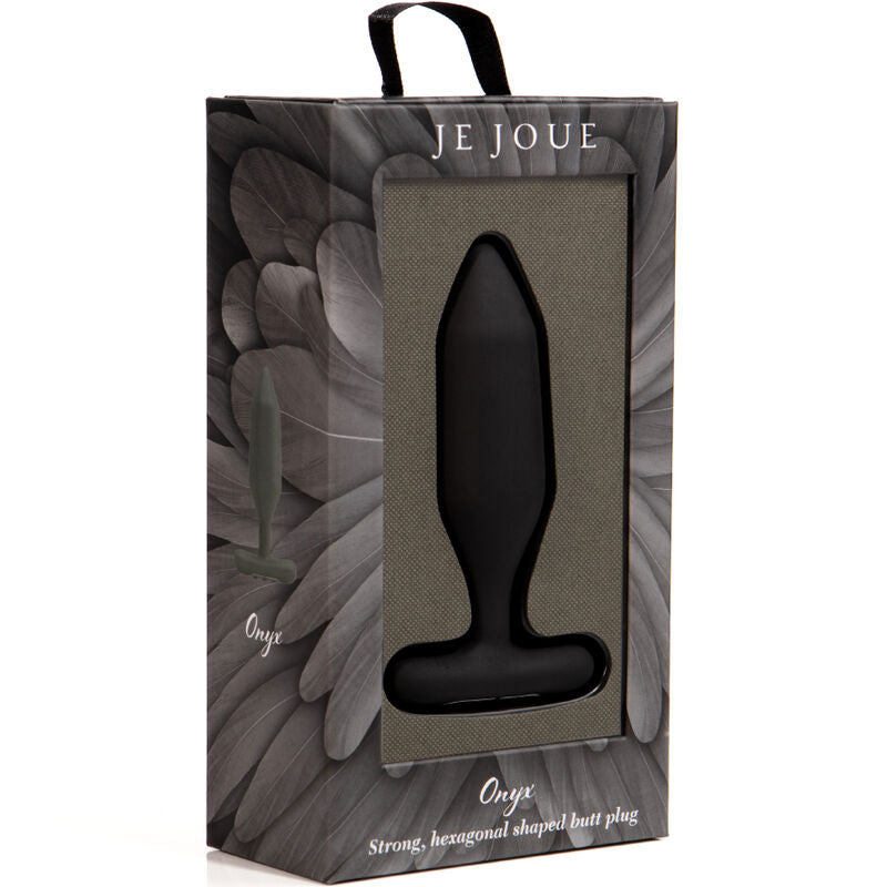 Gema Sensorial Anal — Onyx Plug Vibrador Negro · JE JOUE · ONYX PLUG ANAL