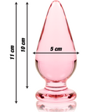 NEBULA SERIES BY IBIZA - MODELO 4 PLUG CRISTAL TRANSPARENTE 11 CM -O- 5 CM