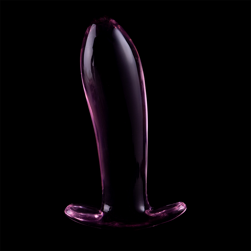 NEBULA SERIES BY IBIZA - MODELO 5 PLUG CRISTAL TRANSPARENTE 12.5 CM -O- 3.5 CM