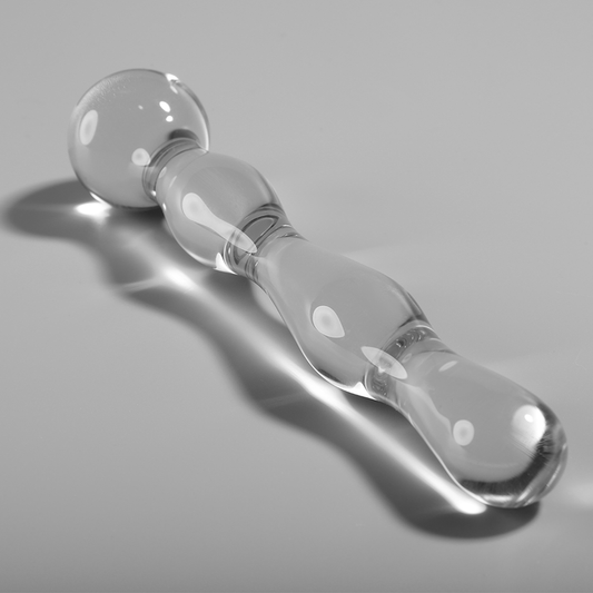 NEBULA SERIES BY IBIZA - MODELO 13 DILDO CRISTAL TRANSPARENTE 18 CM -O- 3.5 CM