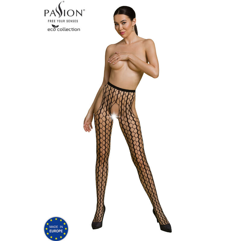 PASSION - ECO COLLECTION BODYSTOCKING ECO S007 ROJO
