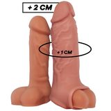 VIRILXL - EXTENSION DE PENE LIQUID SILICONE V9 NATURAL