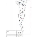 PASSION - BS099 BODYSTOCKING NEGRO TALLA ÚNICA
