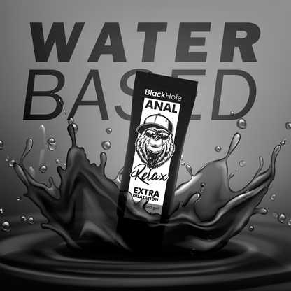 BLACK HOLE - GEL BASE AGUA DILATACIÓN ANAL 70 ML