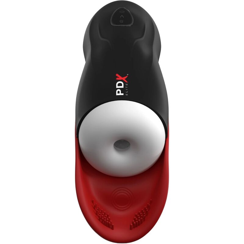 PDX ELITE - MASTURBADOR STROKER FAP-O-MATIC PRO CON BASE PARA TESTÍCULOS