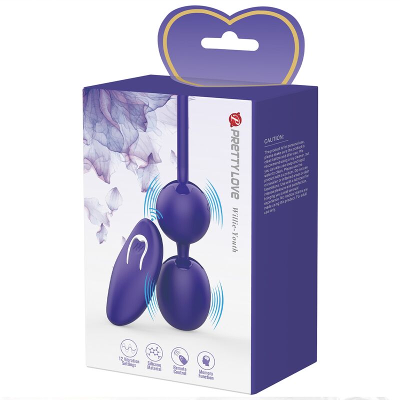 Pretty Love Willie · Perlas de Placer con Control Remoto