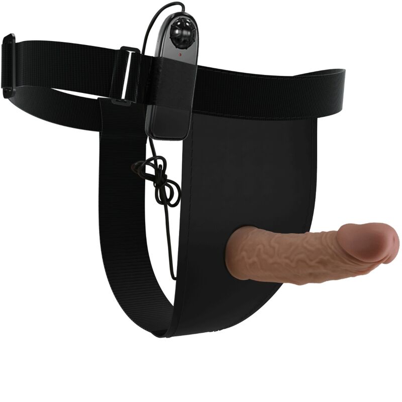 PRETTY LOVE - HARNESS BRIEFS CON VIBRACIÓN DILDO INCLUIDO