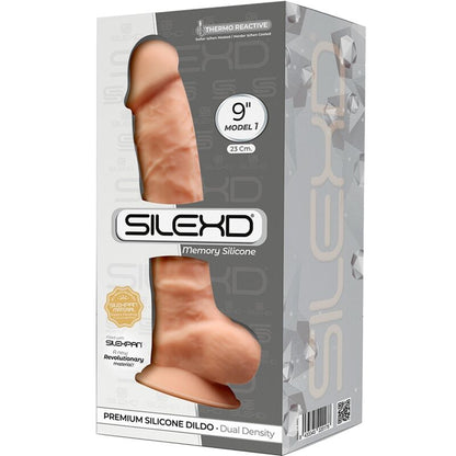 SILEXD - MODELO 1 PENE REALÍSTICO SILICONA PREMIUM SILEXPAN 23 CM